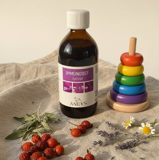 IMMUNODEF Junior - Con gioco impilabile e rosa canina