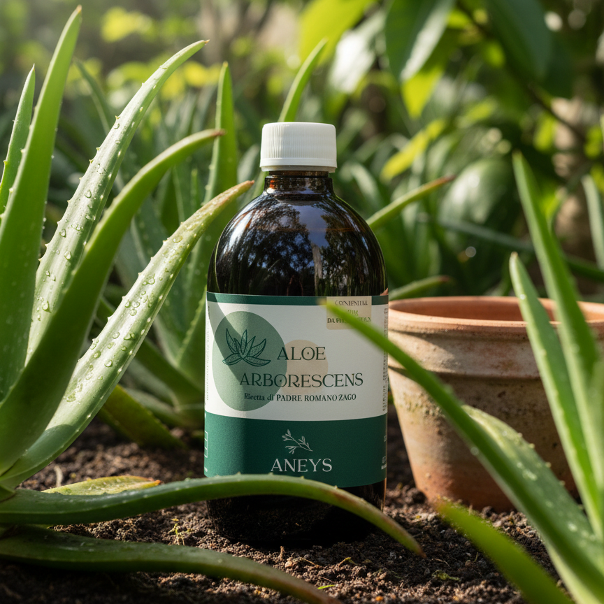 Aloe Arborescens Botanical Setting Square