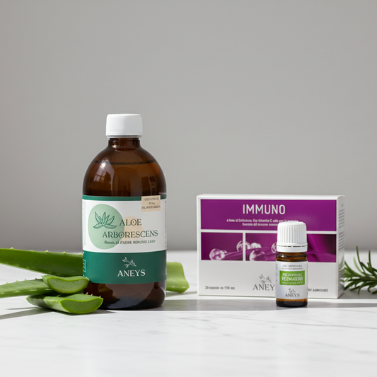 Composizione minimal tre prodotti wellness