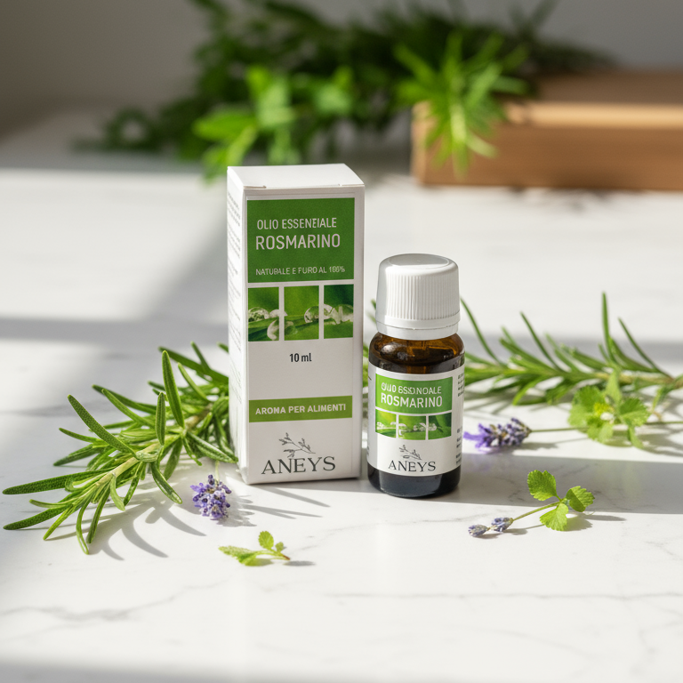 Olio Essenziale Rosmarino ANEYS - Foto Professionale